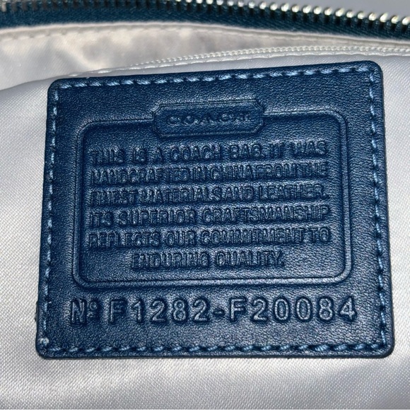 🔥SALE Coach Ocean Ashley Gathered Sateen Carry All Satchel - Picture 8 of 12